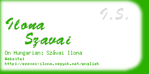 ilona szavai business card